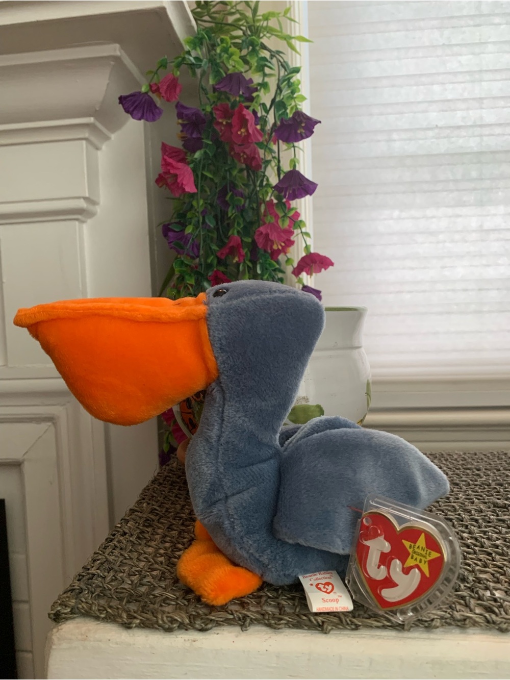 TY NWT Scoop the Pelican Plush Collectible Beanie Baby